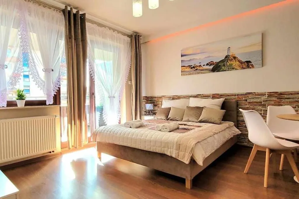Modern Apartment Sandy Beach Down Town, Aquapark, Free Parking Cracovia 0*,
